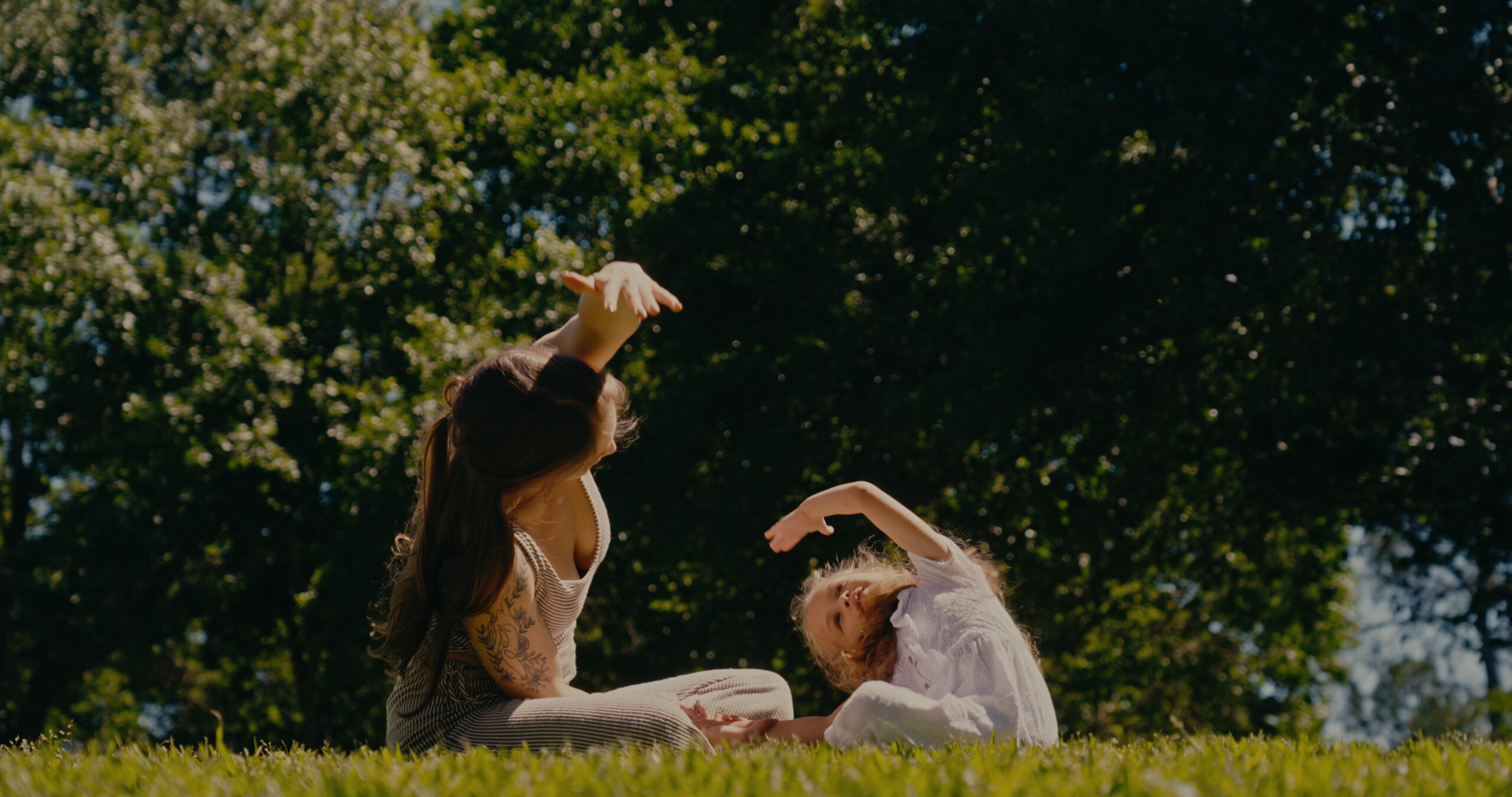 Family enjoying a calm morning – Crystal Oasis still