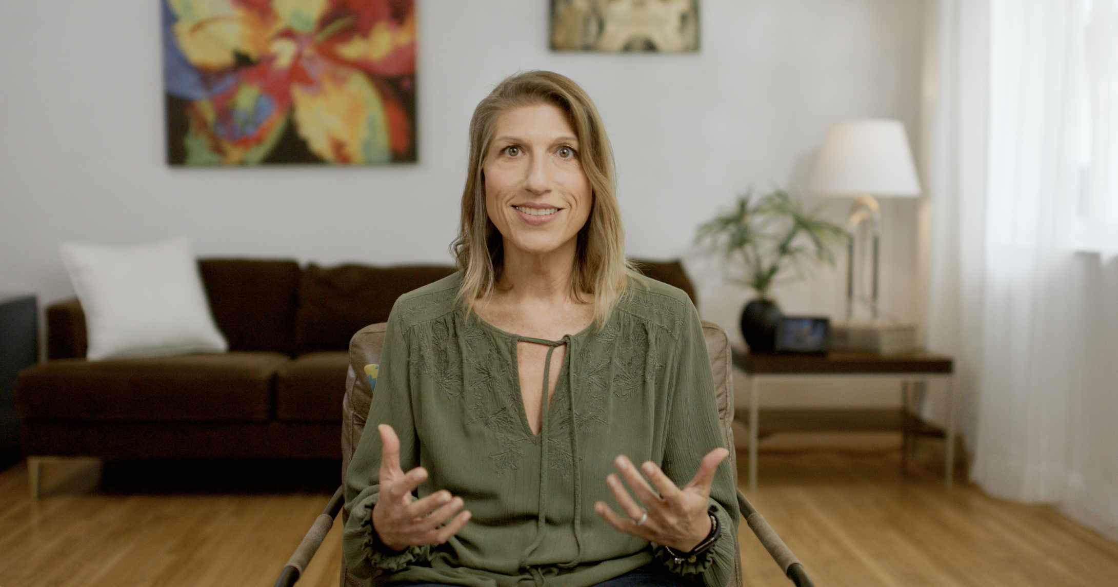 Doctor and patient interview setup